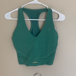 Gymshark Whitney Simmons green workout tank